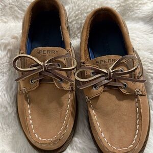 Sperry Toddler Brown Leather Boat Shoes